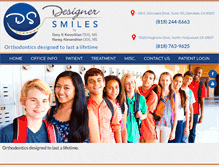 Tablet Screenshot of designersmiles.com